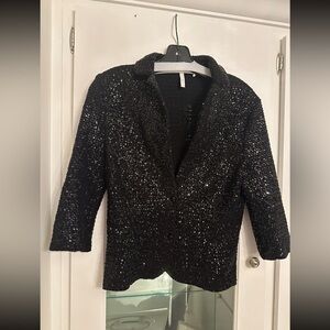 Stunning Black Sequin Blazer
